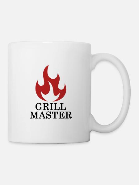 Grill Master - Grill Chef - Tasse - Weiß