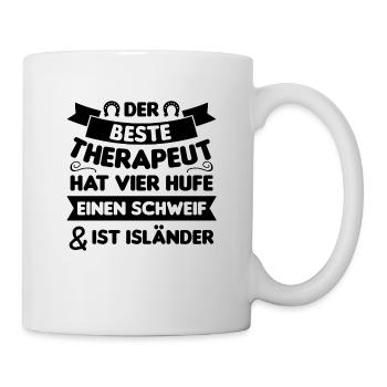 Islandpferd Isländer Island Pferd Spruch Geschenk - Tasse - Weiß - Rechts