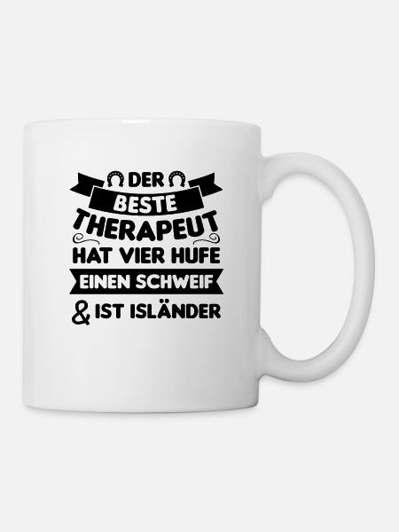 Islandpferd Isländer Island Pferd Spruch Geschenk - Tasse - Weiß