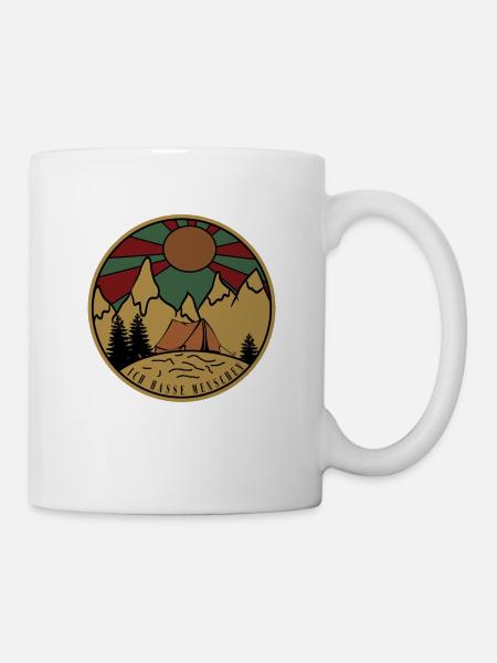 Ich hasse Menschen - Tasse - Weiß