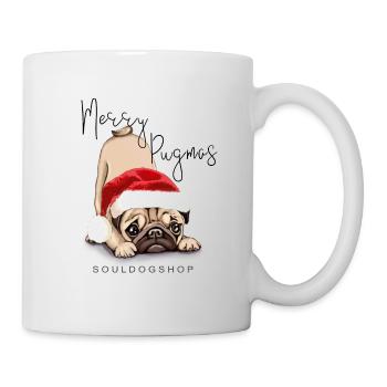 Christmas Pug Pug Pug Dog Xmas - Mug - white - Right