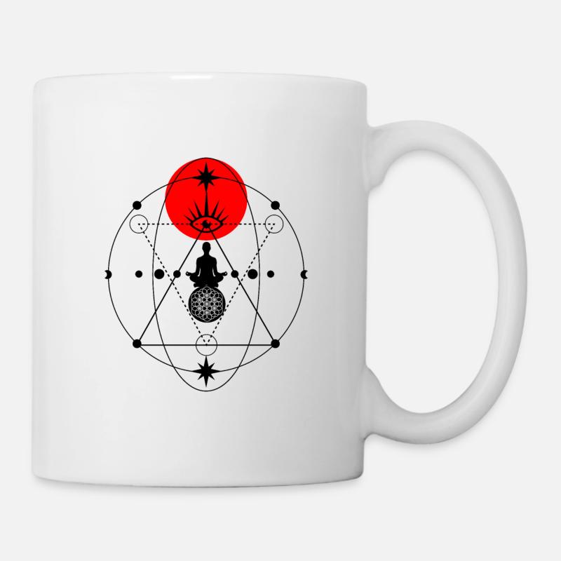 méditation - Mug blanc - blanc