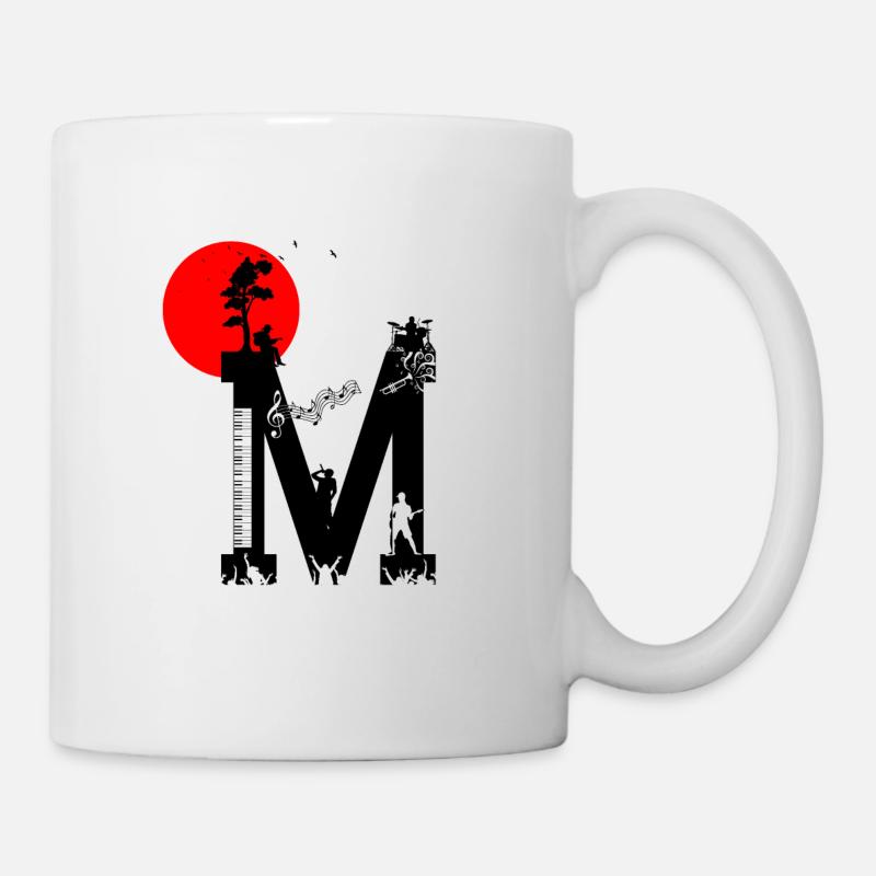 Musiker M - Tasse - Weiß