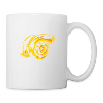 Auto Mechaniker Turbo Tuner Motor Tuning Geschenk - Tasse - Weiß - Rechts