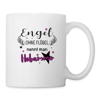 Hebamme Engel Geschenk - Tasse - Weiß - Rechts
