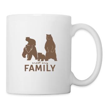 Meet my family - Mug - white - Right