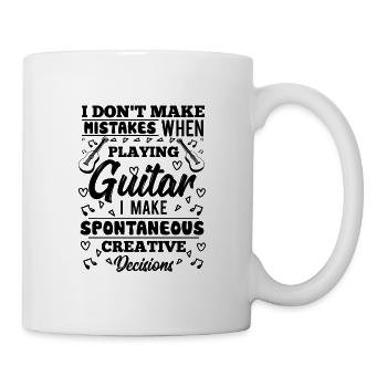Guitar player, Gitarrist, Gitarre - Tasse - Weiß - Rechts