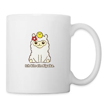 Ich bin ein Alpaka! - Tasse - Weiß - Rechts