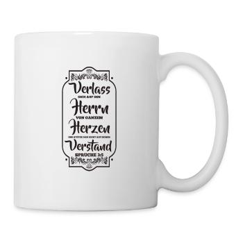 Bibelvers - Tasse - Weiß - Rechts