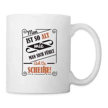 Älter werden - Tasse - Weiß - Rechts