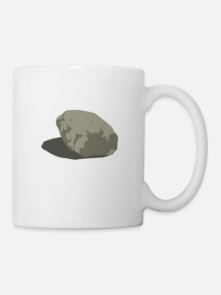 stone - Stein - Tasse - Weiß
