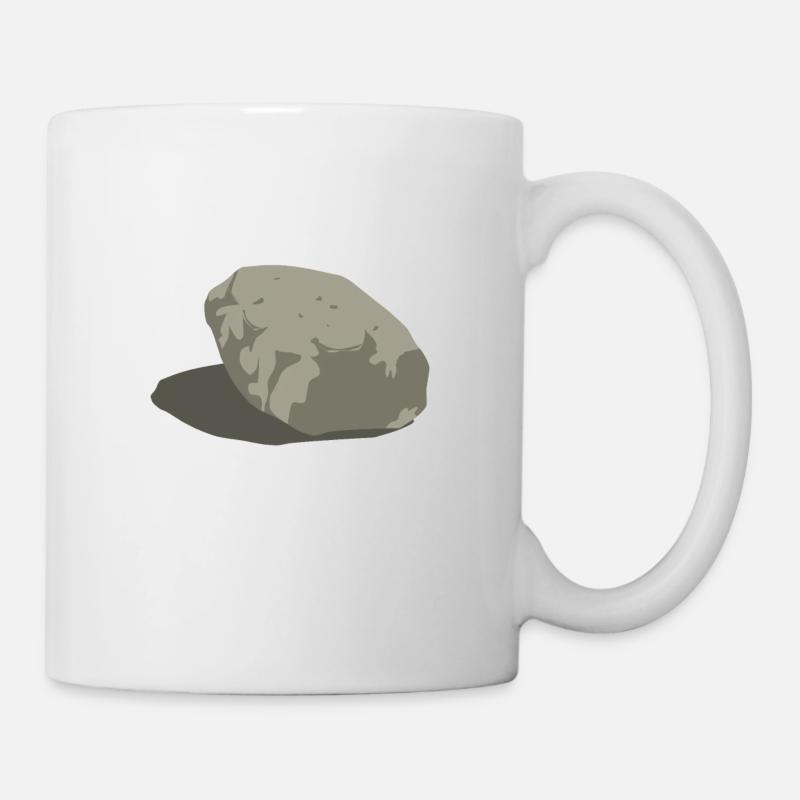stone - Stein - Tasse - Weiß