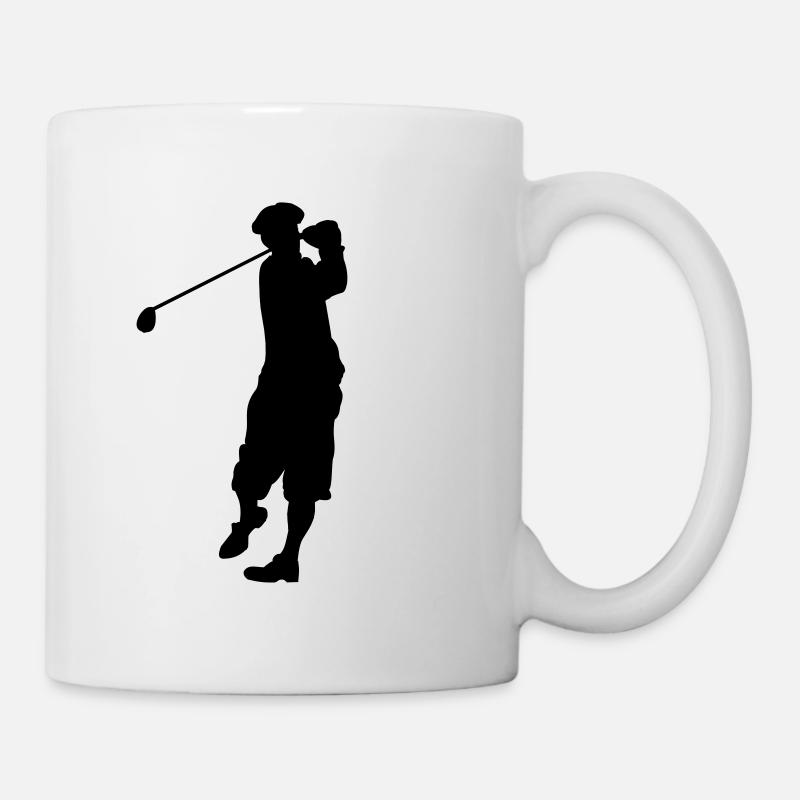 Golf silhouette - Mug - white