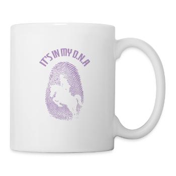 Reitsport ist in meiner DNA - Tasse - Weiß - Rechts