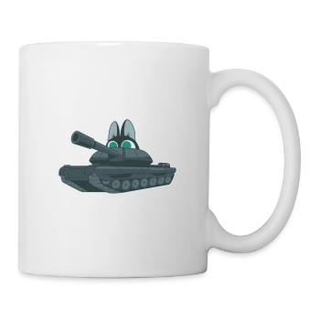 Panzer Katze Funny - Mug - white - Right
