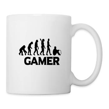 Gamer Gaming Evolution Gaming Gamer Gamer - Tasse - Weiß - Rechts