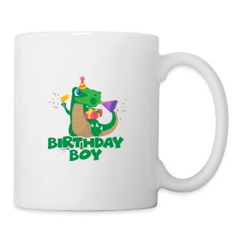 Anniversaire garçon anniversaire garçon Dino - Mug blanc - blanc - Droite