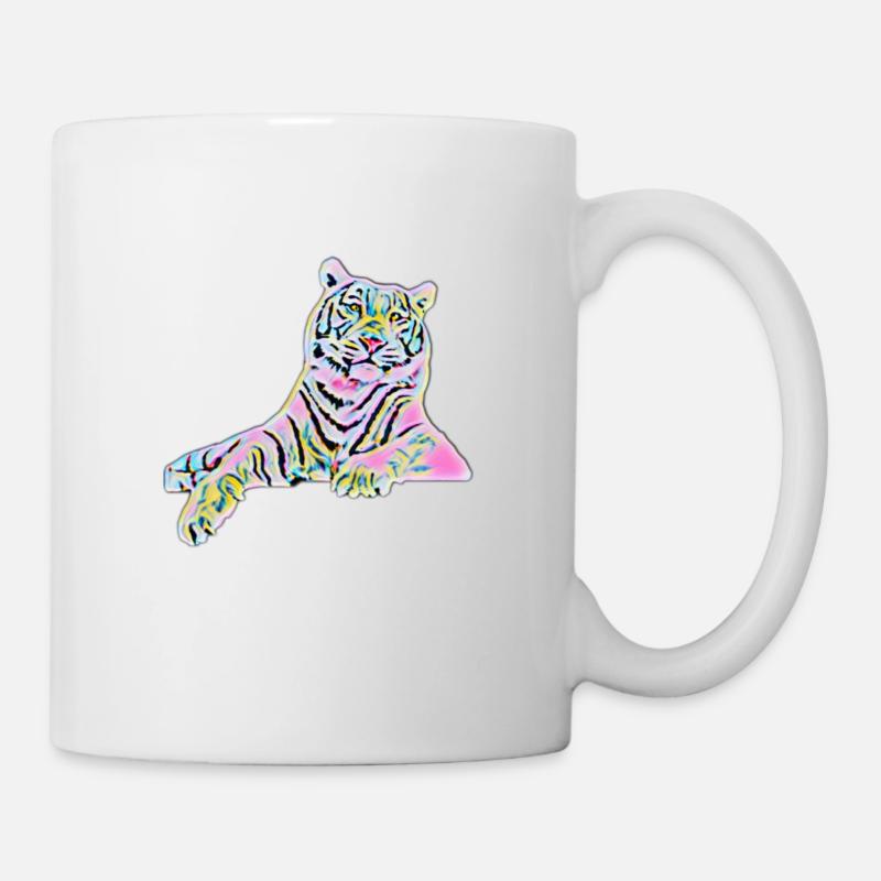 tigre - Mug blanc - blanc
