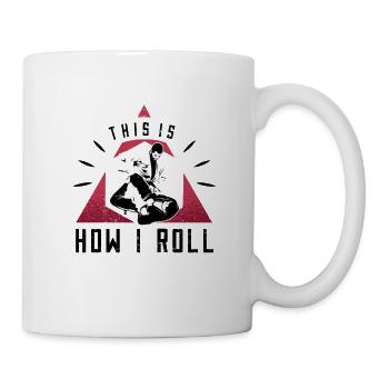 Brazilian Jiu-Jitsu This Is How I Roll - Mug blanc - blanc - Droite