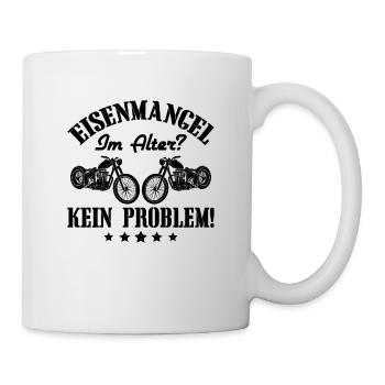 motorrad - Tasse - Weiß - Rechts