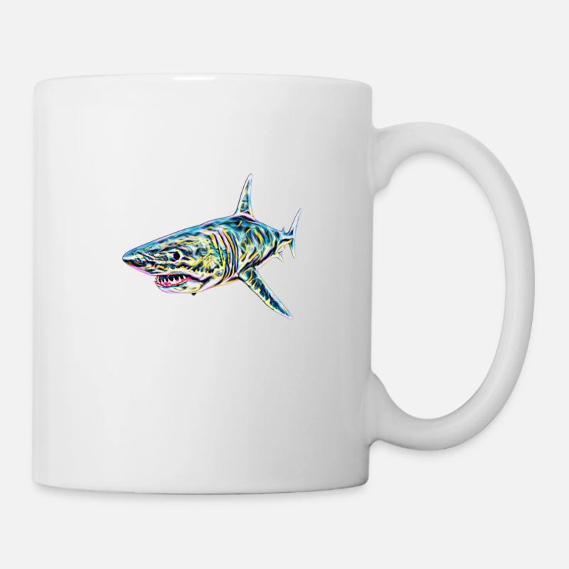 Requin - Mug blanc - blanc
