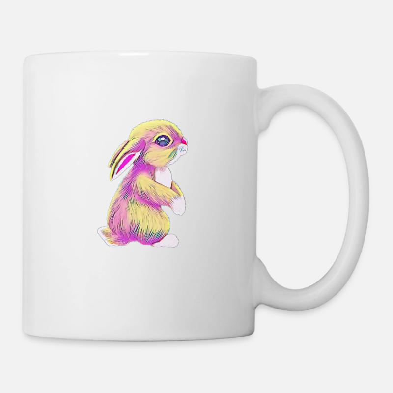 Kaninchen - Tasse - Weiß