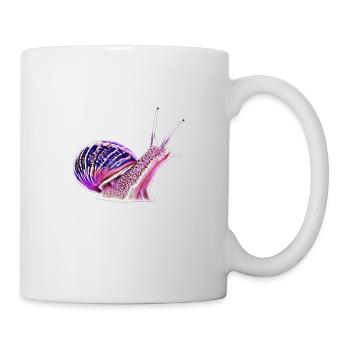 limace - Mug blanc - blanc - Droite