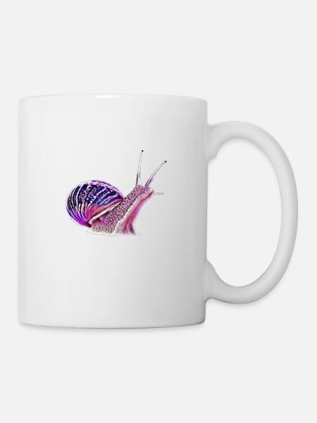 limace - Mug blanc - blanc