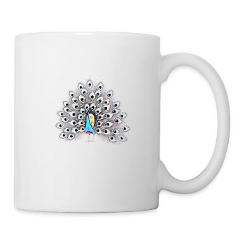 peacock - Mug - white - Right