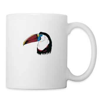 White-breasted toucan toucan bird - Mug - white - Right