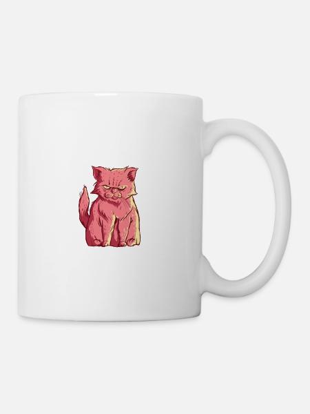 Ronflement homme fatigué ronflement nez chat - Mug blanc - blanc