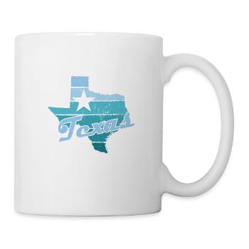État américain du Texas - Mug blanc - blanc - Droite