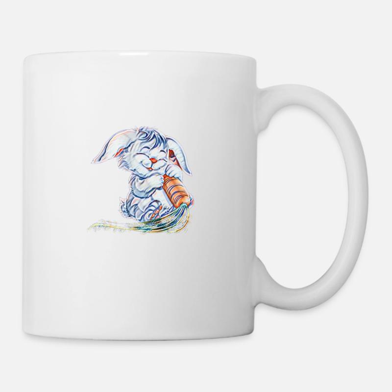 Hase - Tasse - Weiß