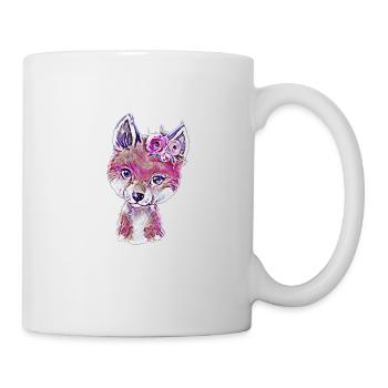 Fuchs - Tasse - Weiß - Rechts