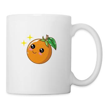 Mandarine Orange - Tasse - Weiß - Rechts