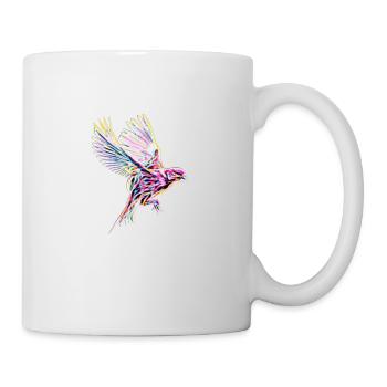 oiseau - Mug blanc - blanc - Droite