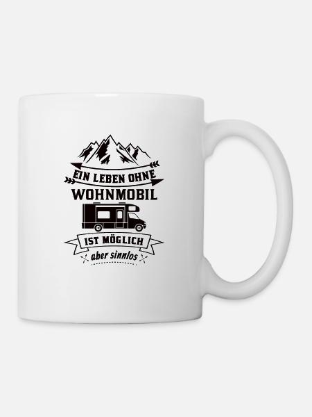 Camping Wohnmobil Hobby Geschenk - Tasse - Weiß