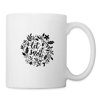 let it snow art collection - Tasse - Weiß - Rechts