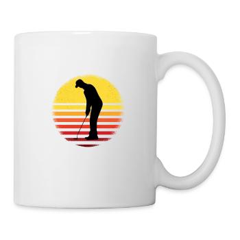 Golf Golfeur Chemise drôle - Mug blanc - blanc - Droite