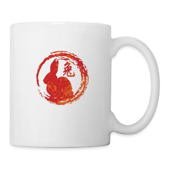 Hare chinese zodiac - Mug - white - Right