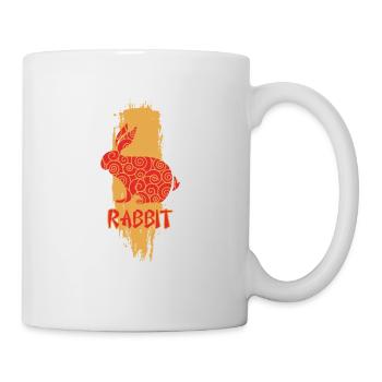 Hare element zodiac chinese horoscope - Mug - white - Right