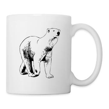 Eisbär - Polar bear - Arktis - Tasse - Weiß - Rechts