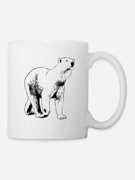 Eisbär - Polar bear - Arktis - Tasse - Weiß