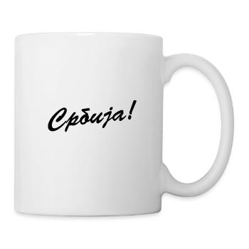 Serbie! - Mug blanc - blanc - Droite