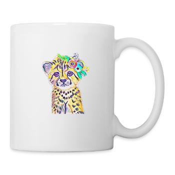 guépard - Mug blanc - blanc - Droite