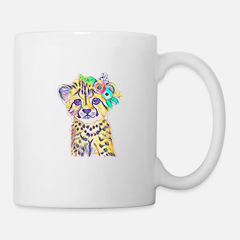 Gepard - Tasse - Weiß