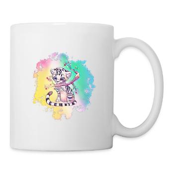 Tiger - Tasse - Weiß - Rechts