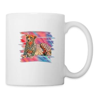 guépard - Mug blanc - blanc - Droite