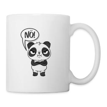 Lustiger Panda im Comic Style - Einfach mal NÖ - Tasse - Weiß - Rechts
