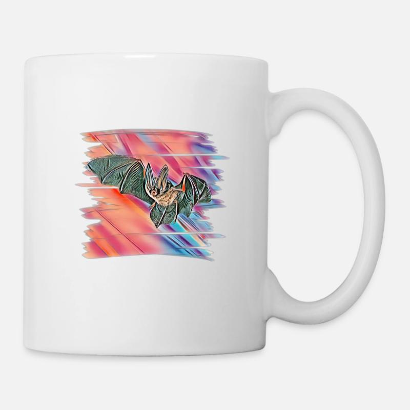 Fledermaus - Tasse - Weiß